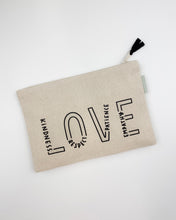 Load image into Gallery viewer, LOVE Large Zipper Pouch