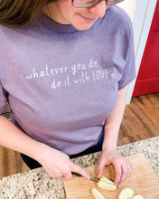Load image into Gallery viewer, Purple Do it with Love T-Shirt