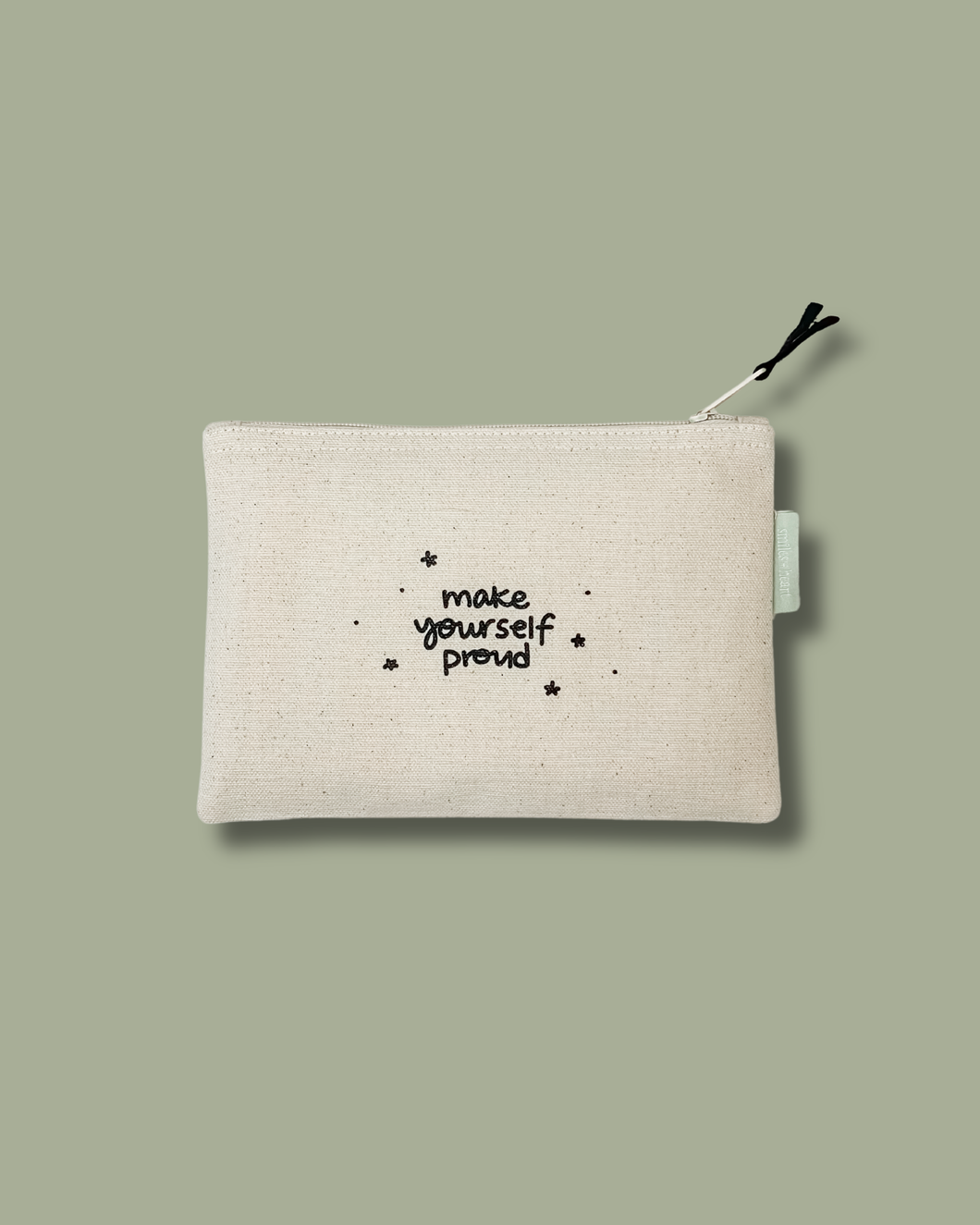 Make Yourself Proud Small Zipper Pouch