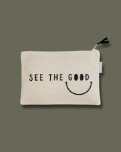 Load image into Gallery viewer, See the Good Large Zipper Pouch
