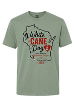 Load image into Gallery viewer, Adult - 2026 White Cane Day Tee
