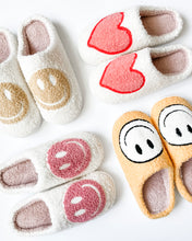 Load image into Gallery viewer, Retro Smiley Face Slippers - Womens
