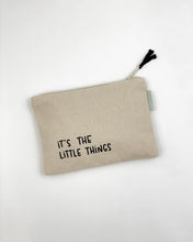 Load image into Gallery viewer, It&#39;s the Little Things Small Zipper Pouch

