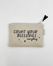 Load image into Gallery viewer, Count Your Blessings Small Zipper Pouch
