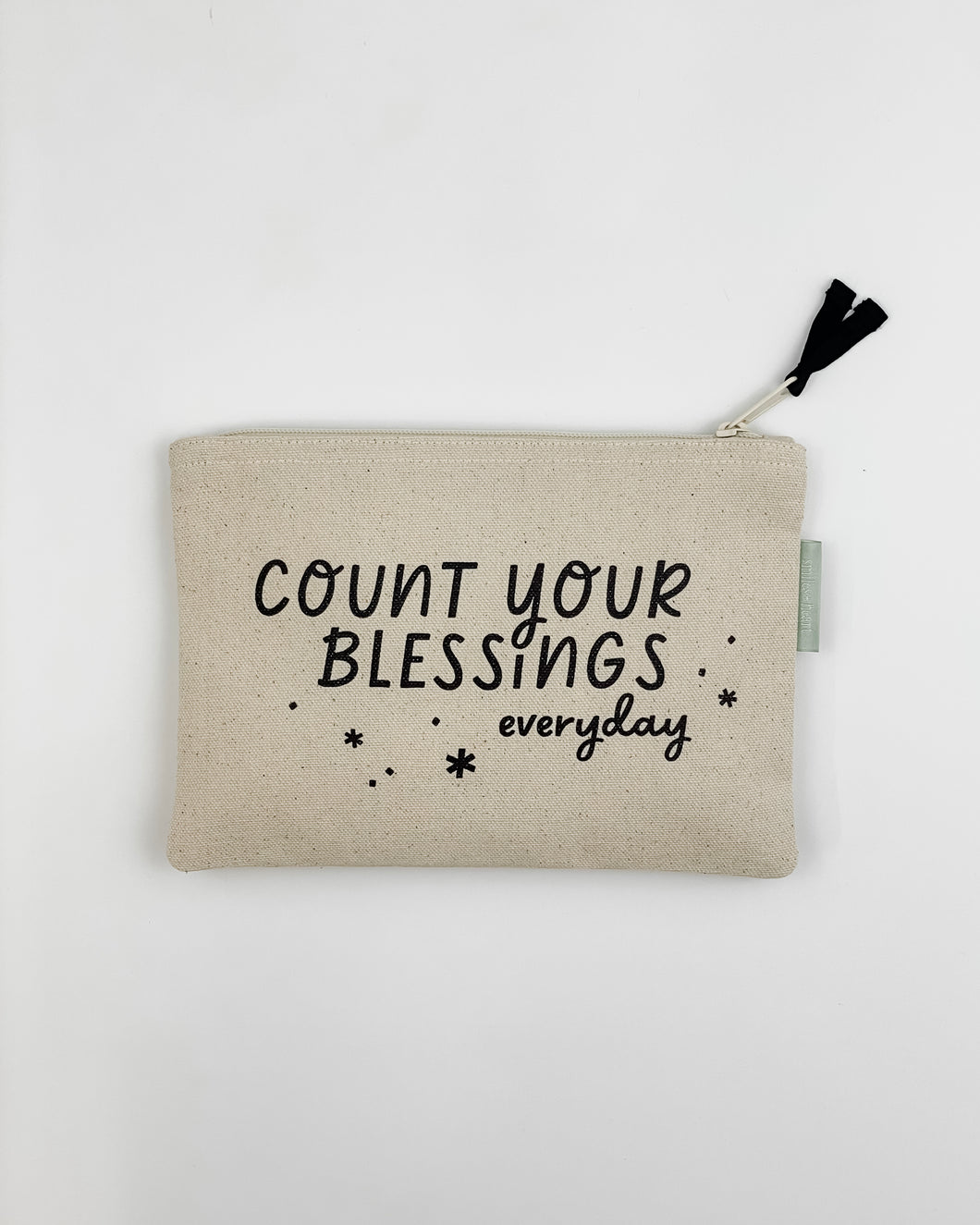 Count Your Blessings Small Zipper Pouch