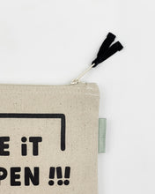 Load image into Gallery viewer, Make it Happen Small Zipper Pouch
