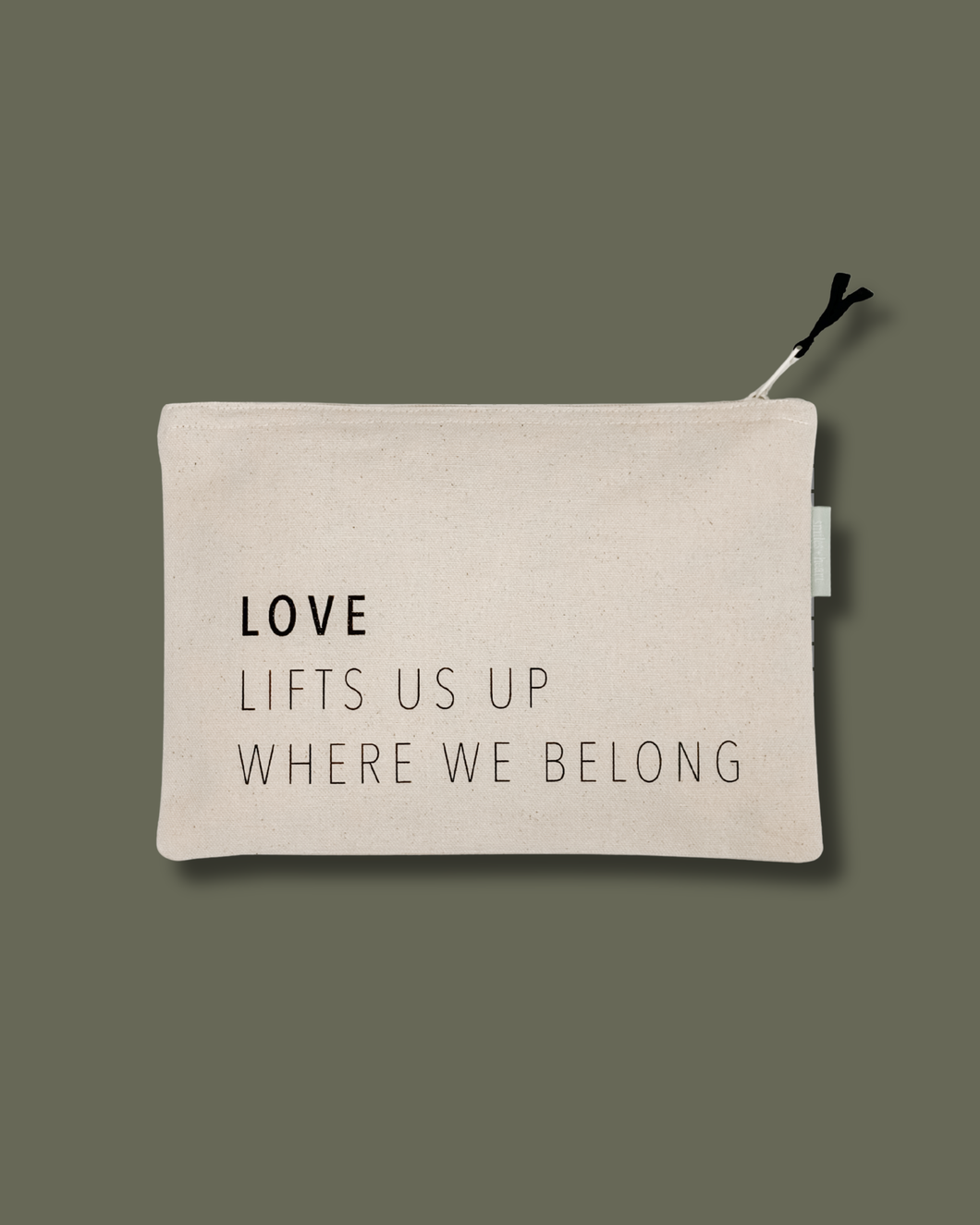 Love Lifts You Up Large Zipper Pouch