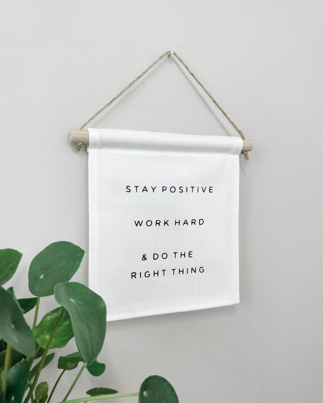 Stay Positive Mini Banner