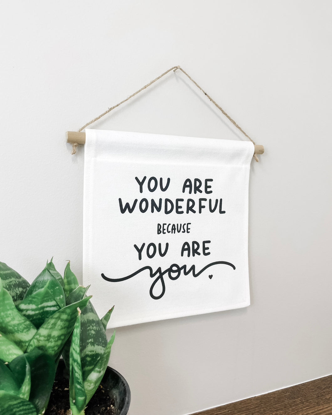 You are Wonderful Square Banner